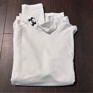Under Armour White Long Sleeve Coldgear Shirt